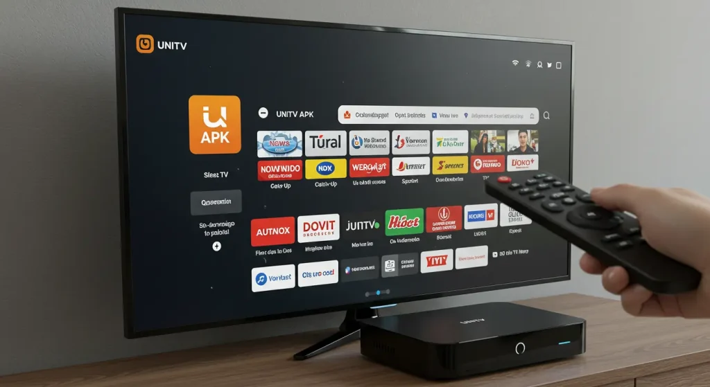 Guia de instalação do APK UniTV para TV BOX Guia de instalação do APK UniTV para TV BOX